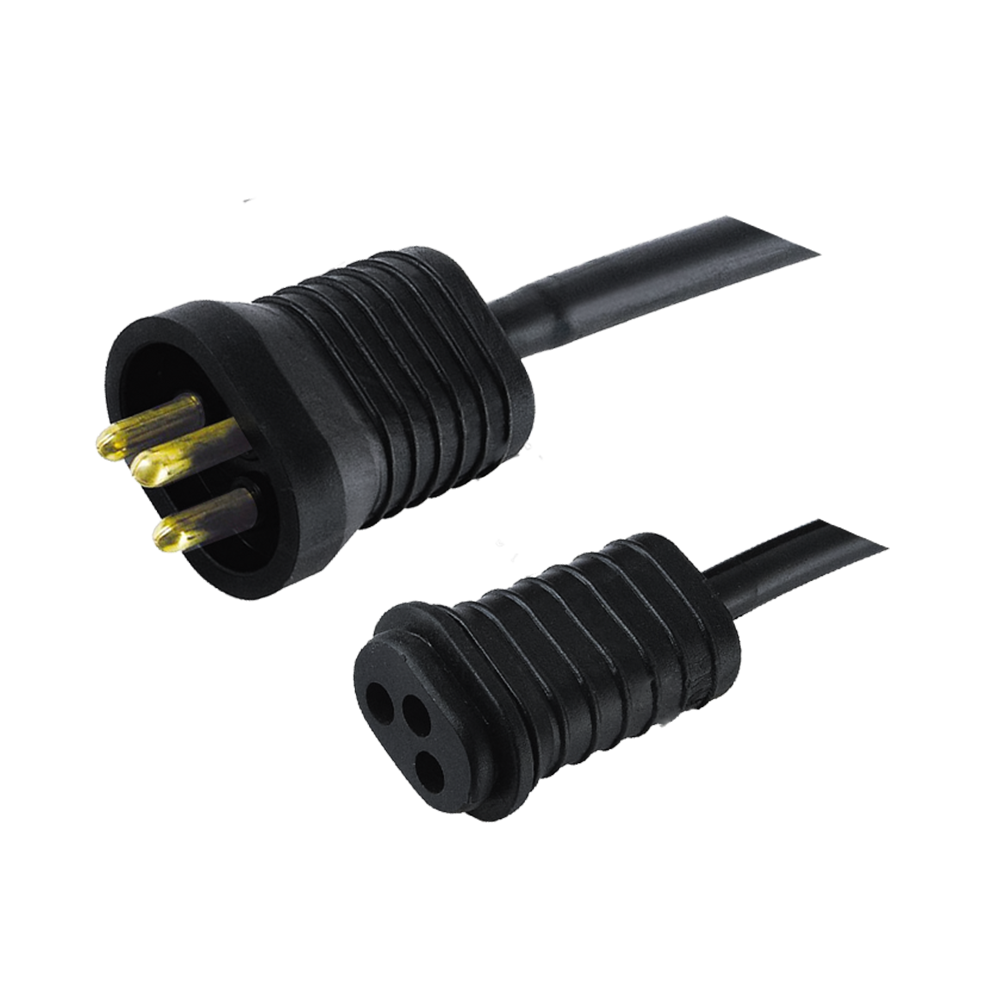 FT-4~FT-4D Трехжильный трехжильный кабель стандарта США для внутреннего и наружного применения, универсальный трехконтактный овальный штекер, длинный удлинительный шнур с розеткой, сертифицированный UL шнур питания.